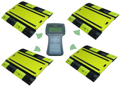 Radio Axle Scales portatif d'alliage d'aluminium de Digital